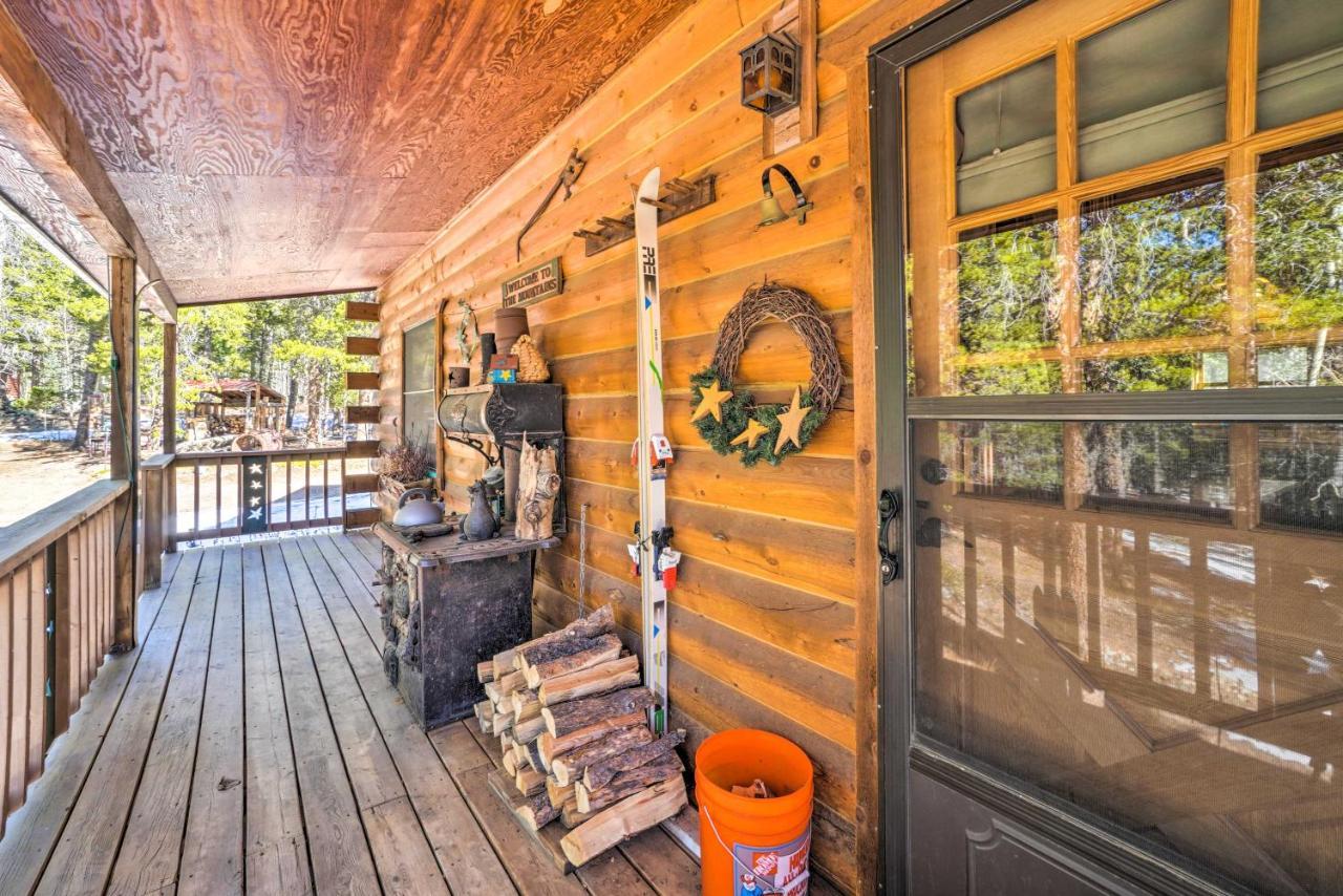 Secluded Black Hawk Log Cabin With Fire Pit! Exterior foto