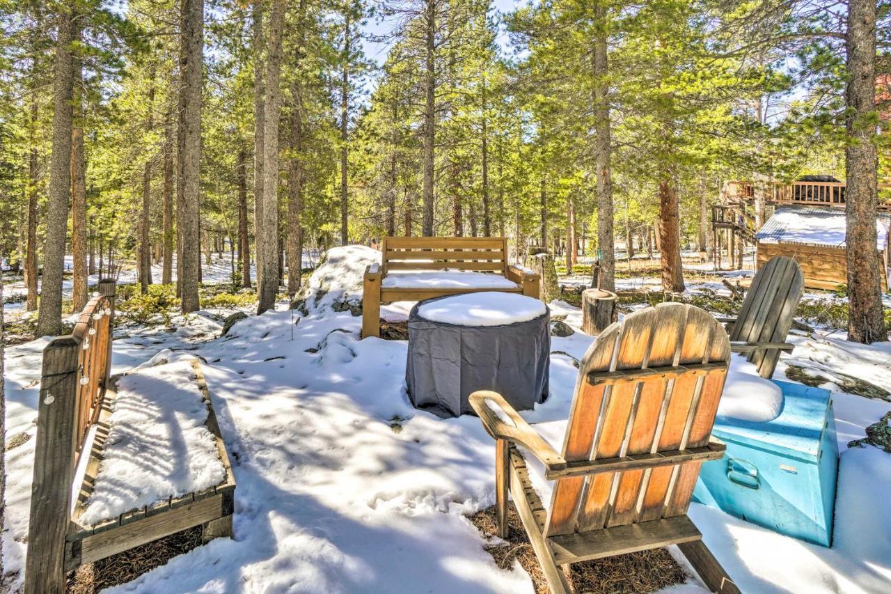 Secluded Black Hawk Log Cabin With Fire Pit! Exterior foto