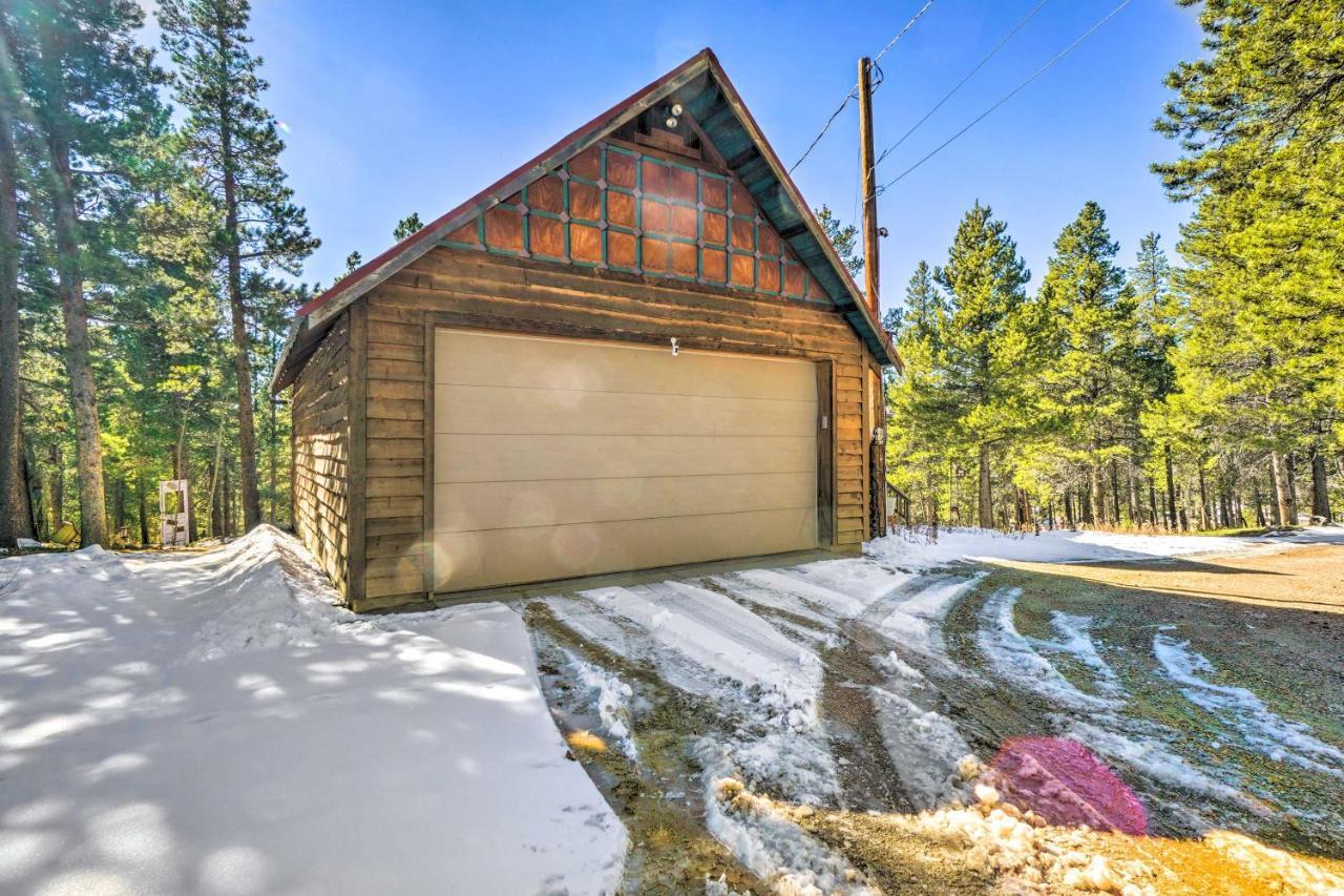 Secluded Black Hawk Log Cabin With Fire Pit! Exterior foto