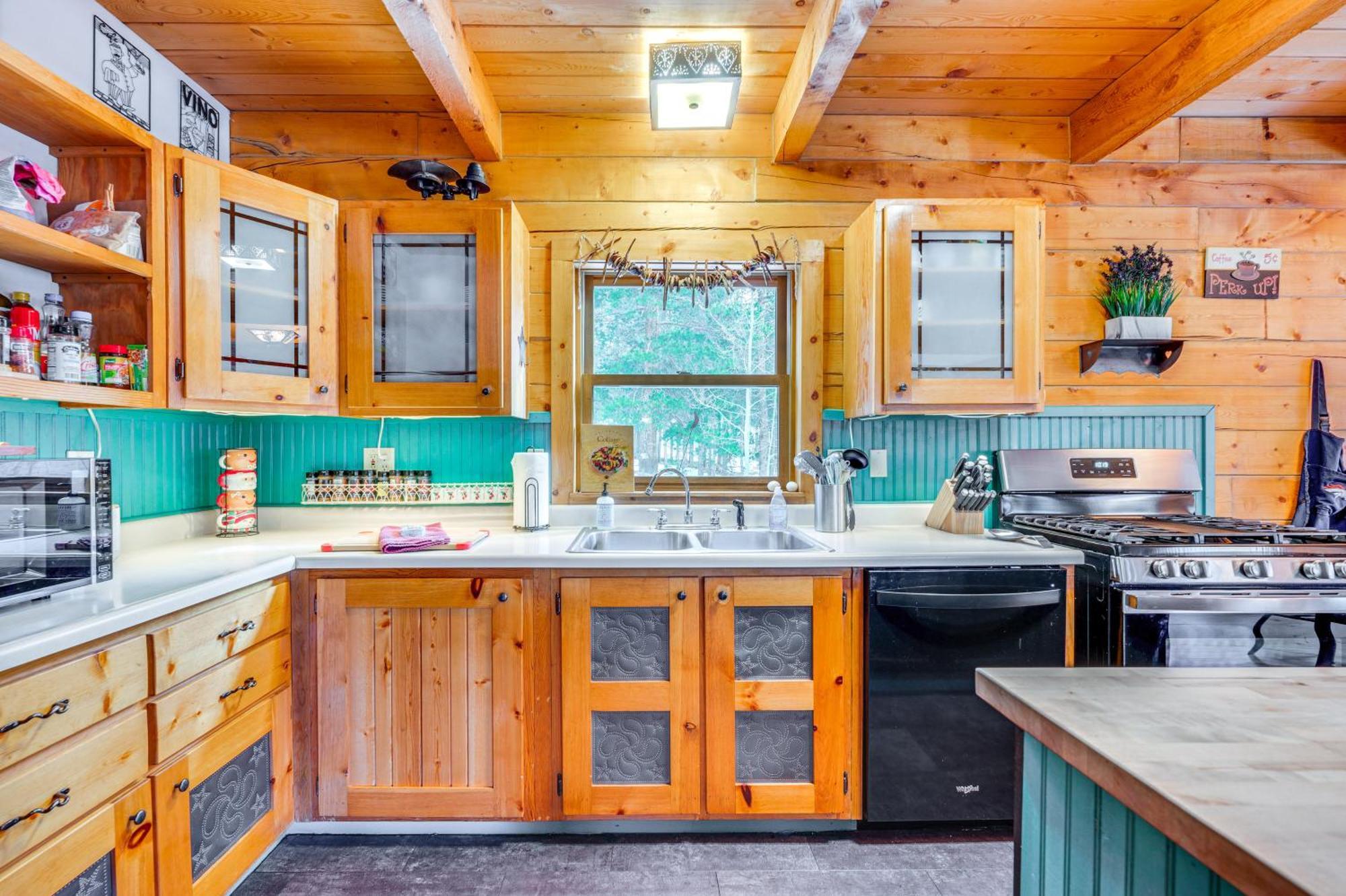 Secluded Black Hawk Log Cabin With Fire Pit! Exterior foto